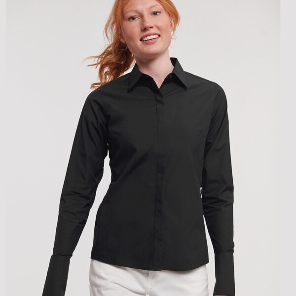Russell Collection Ladies Ultimate Stretch Shirt Thumbnail