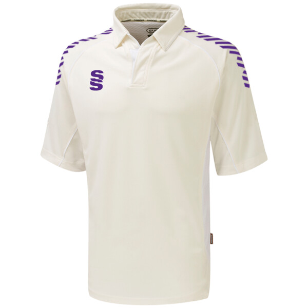 Stuart Surridge Dual Premier Short Sleeve Shirt Diagonal Print - Junior Thumbnail